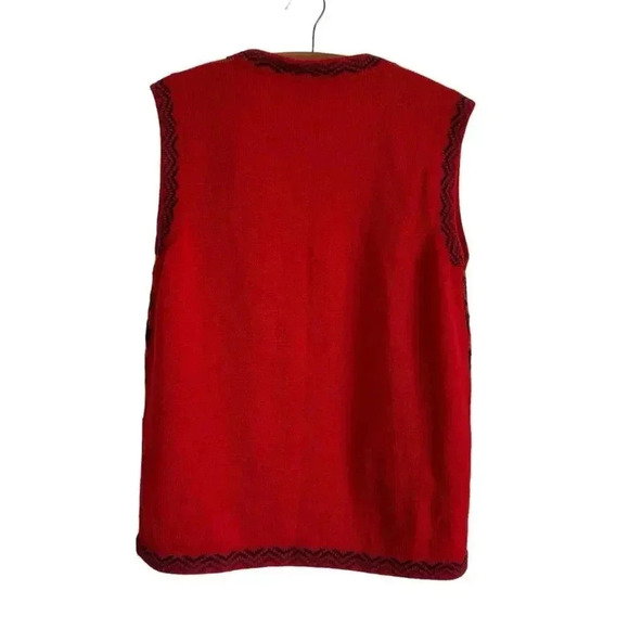 Peruvian Alpaca Sweater Vest
Size Large Fair Isle Striped - Picture 2 of 4